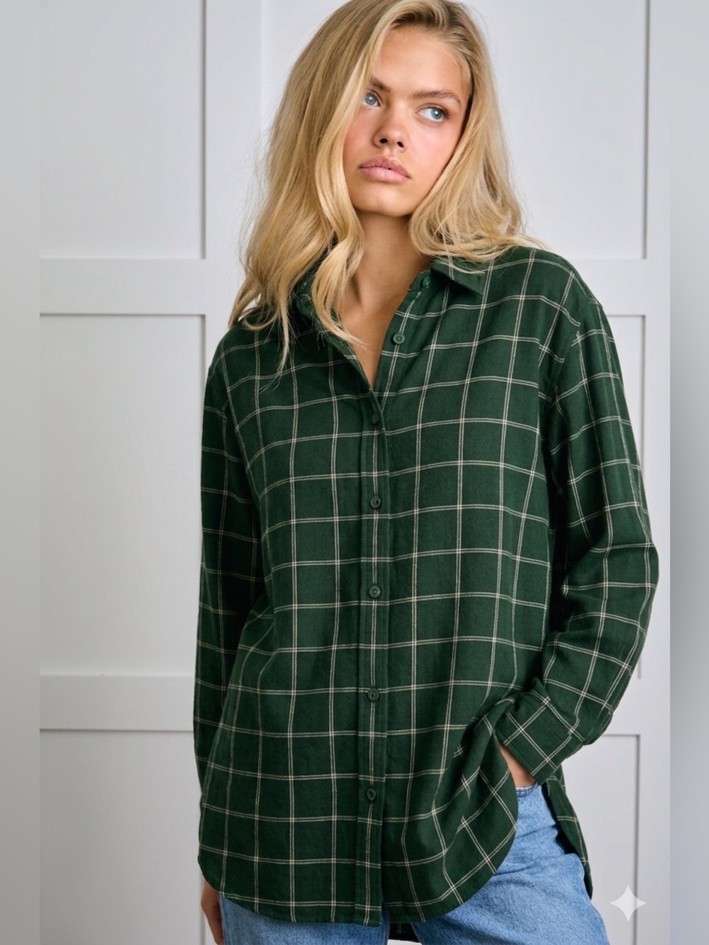 NWOT PACT Fireside Flannel Oversized Shirt
